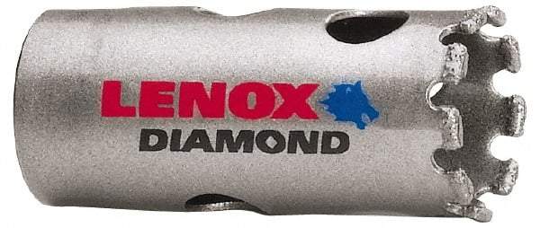 Lenox - 7/8" Diam, 1-5/8" Cutting Depth, Hole Saw - Diamond Grit Saw, Continuous Edge - Best Tool & Supply