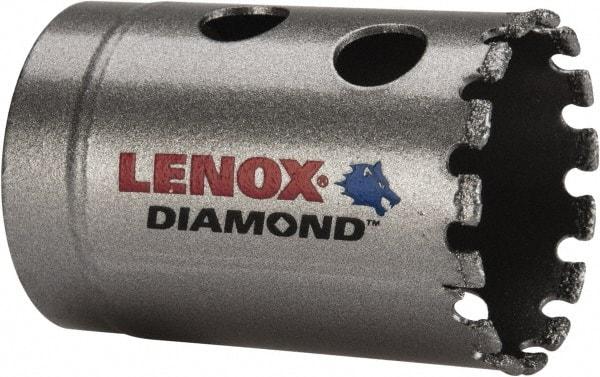 Lenox - 1-3/8" Diam, 1-5/8" Cutting Depth, Hole Saw - Diamond Grit Saw, Continuous Edge - Best Tool & Supply