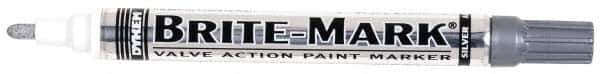 Dykem - Silver Oil-Based Paint Marker - Medium Tip, Oil Based - Best Tool & Supply