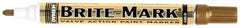 Dykem - Gold Oil-Based Paint Marker - Medium Tip, Oil Based - Best Tool & Supply