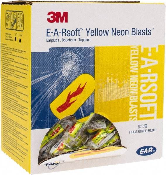 3M - Disposable, Uncorded, 33 dB Earplugs - Yellow, 200 Pairs - Best Tool & Supply