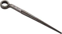 Proto - 2-3/16" 12 Point Spud Handle Box Wrench - Single End, 3-15/32" Head Diam x 1-7/16" Head Thickness, 26" OAL, Steel, Black Finish - Best Tool & Supply