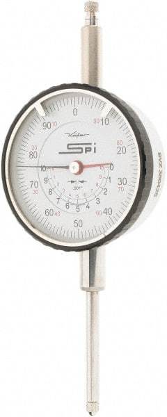 SPI - 0-100 Dial Reading, 0.001" Graduation Dial Drop Indicator - 2-1/4" Dial - Best Tool & Supply