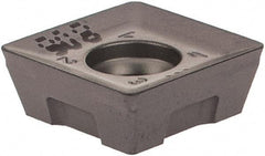 Iscar - QDMT1205 M Grade IC908 Carbide Milling Insert - TiAlN Finish, 0.1969" Thick, 0.8mm Corner Radius - Best Tool & Supply