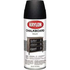 Krylon - Chalkboard Black, Flat, Chalkboard Paint Spray Paint - 12 oz Container - Best Tool & Supply