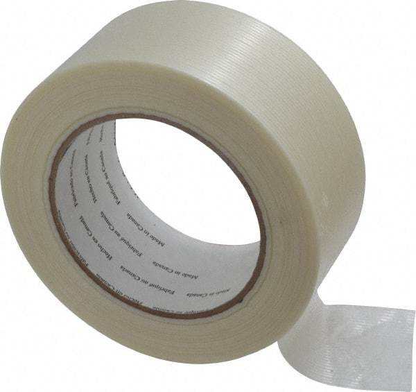 3M - 2" x 60 Yd Clear Rubber Adhesive Packaging Tape - Polypropylene Film Backing, 4 mil Thick, 100 Lb Tensile Strength, Series 8934 - Best Tool & Supply