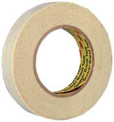 3M - 60 Yd Long x 1-1/2" Wide, Series 361, White Silicone Glass Cloth Tape - 7.5 mil Thick, 182 Lb/In Tensile Strength - Best Tool & Supply