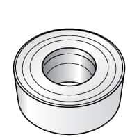 Kennametal - RCMT0803M0 Grade KC730 Carbide Turning Insert - TiN Finish, Round, 8mm Inscr Circle, 1/8" Thick - Best Tool & Supply