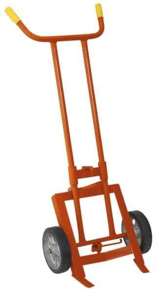 Wesco Industrial Products - 1,000 Lb Load Capacity, 55 Gal Drum Hand Truck - 24-1/2" Wide x 62" High, 2 Wheels - Best Tool & Supply