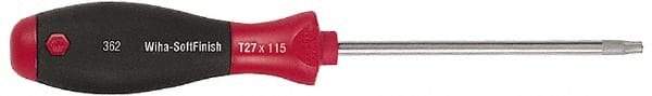 Wiha - T25 Torx Driver - 4" Blade Length, Ergonomic Handle - Best Tool & Supply