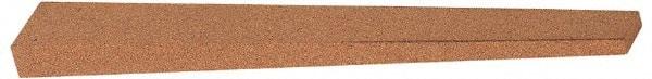 Norton - 4" Long x 1/2" Wide x 1/4" Thick, Aluminum Oxide Sharpening Stone - Taper, Fine Grade - Best Tool & Supply