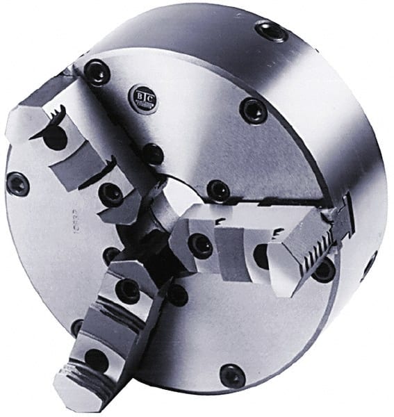 BTC - 3 Jaws, 10" Diam, Self Centering Manual Lathe Chuck - Best Tool & Supply