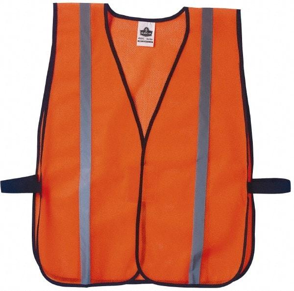 Ergodyne - One Size Fits Most High Visibility Orange Mesh General Purpose Vest - Hook & Loop Closure, Polyester - Best Tool & Supply