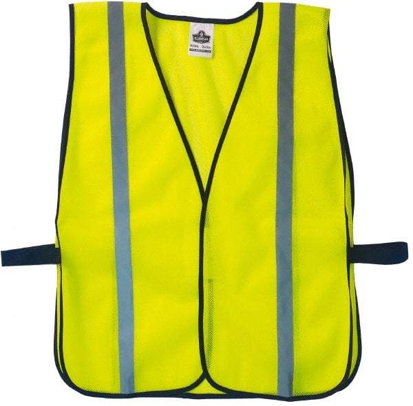 Ergodyne - One Size Fits Most High Visibility Lime Mesh General Purpose Vest - Hook & Loop Closure, Polyester - Best Tool & Supply