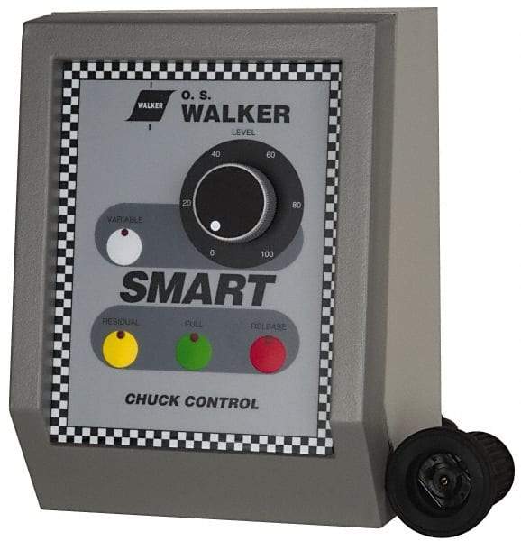 Walker - 150 W, 110 V Electromagnetic Chuck Variable Power Control - Automatic Release, 115 V, DC Max Output Voltage - Best Tool & Supply