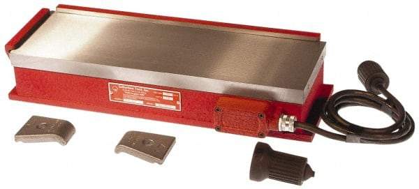 Suburban Tool - 16-1/2" Long x 12" Wide x 3-1/4" High, 135 Watts, Rectangular, Electromagnetic Chuck - 1/8" Pole Width, Longitudinal Pole Alignment - Best Tool & Supply