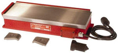 Suburban Tool - 15-1/2" Long x 8" Wide x 3-1/2" High, 125 Watts, Rectangular, Electromagnetic Chuck - 1/8" Pole Width, Transvere Pole Alignment - Best Tool & Supply