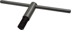 Bison - 6, 8" Chuck Diam Compatibility, Lathe Chuck Key - Compatible with 3-Jaw Chucks, 4-Jaw Chucks, 6-Jaw Chucks, Self Ejecting, 3-15/16" Body Length, 0.4331" Actual Key Square Size - Best Tool & Supply