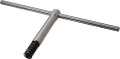 Bison - 20, 25" Chuck Diam Compatibility, Lathe Chuck Key - Compatible with 4-Jaw Chucks, Self Ejecting, 9" Body Length, 0.6693" Actual Key Square Size - Best Tool & Supply