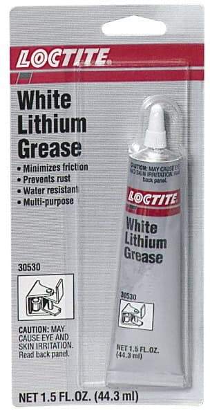 Loctite - 1.5 oz Cartridge Lithium General Purpose Grease - White, 380°F Max Temp, - Best Tool & Supply