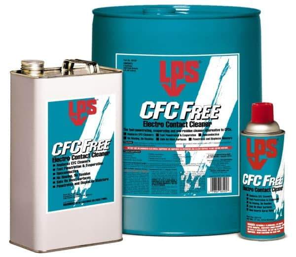 LPS - 55 Gallon Drum Contact Cleaner - 0°F Flash Point, Flammable, Food Grade, Plastic Safe - Best Tool & Supply