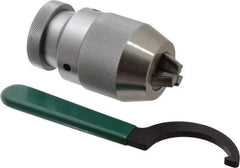 Jacobs - JT6, 3 to 16mm Capacity, Tapered Mount Drill Chuck - Keyless, 55.12mm Sleeve Diam, 95mm Open Length - Exact Industrial Supply