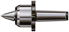 Rohm - MT5 Taper Shank, 3.62" Head Diam Live Center - 6,000 Max RPM, 3.32" Head Length, 1.65" Point Diam, 2.323" Point Len, 4,400 Lb Max Workpc, 11" OAL, Long Point - Best Tool & Supply