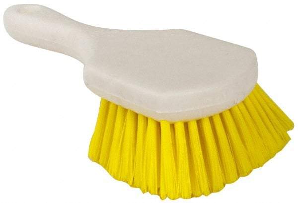 PRO-SOURCE - 1-1/2" Bristle Length, Polypropylene Utility Scrub Brush - 8-1/2" OAL, Plastic Block - Best Tool & Supply