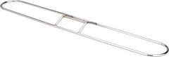 PRO-SOURCE - 24" Long x 3-1/4" Wide Chrome Plated Steel Dust Mop Frame - White, Clip-On - Best Tool & Supply