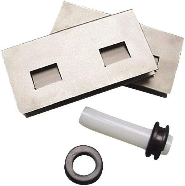 Justrite - 0.17' Long x 0.33' Wide x 1" High, Spill Containment Accumulation Drain Kit - Compatible with Justrite Pallets & Accumulations Centers - Best Tool & Supply