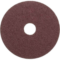 Fiber Disc: 4-1/2″ Disc Dia, 7/8″ Hole, 36 Grit, Aluminum Oxide Brown