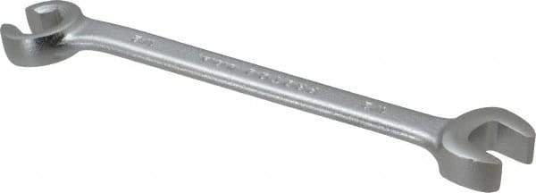 Proto - 1/2 x 1/2", Satin Finish, Combination Flare Nut Wrench - 6 Points, 6-7/16" OAL, Steel, Double End Head - Best Tool & Supply