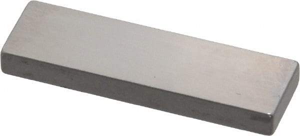 Mitutoyo - 0.124" Rectangular Steel Gage Block - Accuracy Grade 0, Includes Certificate of Inspection - Best Tool & Supply