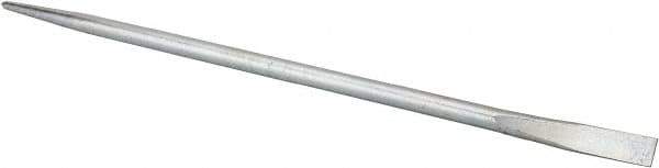 Made in USA - 30" OAL Chrome Pry Bar - 7/8" Wide - Best Tool & Supply