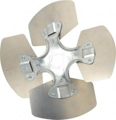 Made in USA - 10" Blade Diam, Commercial Fan Blade - Counterclockwise Rotation, 4 Blades - Best Tool & Supply