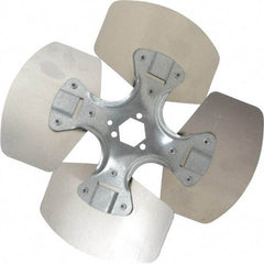 Made in USA - 10" Blade Diam, Commercial Fan Blade - Clockwise Rotation, 4 Blades - Best Tool & Supply