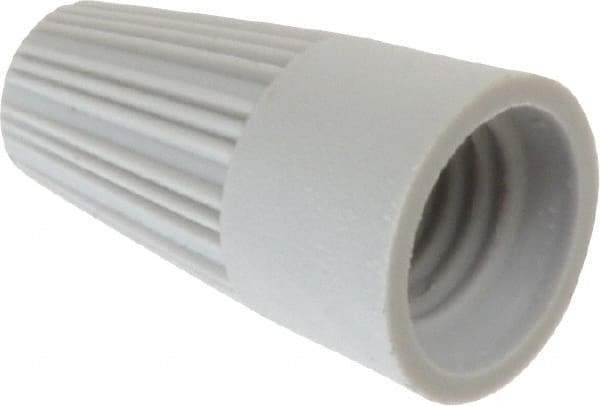 Thomas & Betts - 1, 22 + & 1, 20 to 2, 16 AWG, 300 Volt, Corrosion Resistant, Standard Twist on Wire Connector - Gray - Best Tool & Supply