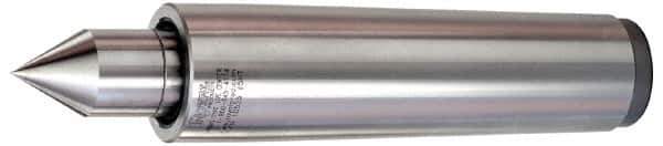 Royal Products - MT5 Taper Shank, 1-3/4" Head Diam 3,125 Lb Capacity Live Center - 4,500 Max RPM, 3/16" Head Length, 1.0938" Point Diam, 2" Point Len, 2,340 Lb Max Workpc, 8-1/16" OAL, Standard Point - Best Tool & Supply