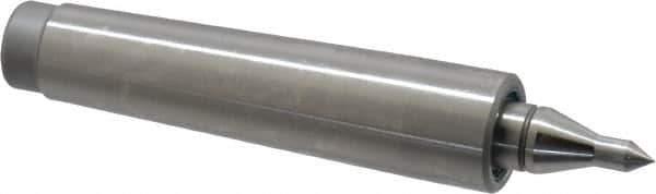 Royal Products - MT2 Taper Shank, 0.7" Head Diam 300 Lb Capacity Live Center - 5,000 Max RPM, 0.39" Point Diam, 7/8" Point Len, 150 Lb Max Workpc, 3-15/16" OAL, 3/16" Tip Diam, Long Point - Best Tool & Supply