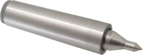 Royal Products - MT5 Taper Shank, 1-3/4" Head Diam 1,835 Lb Capacity Live Center - 4,500 Max RPM, 1.0938" Point Diam, 2" Point Len, 1,050 Lb Max Workpc, 8-1/16" OAL, 1/2" Tip Diam, Long Point - Best Tool & Supply