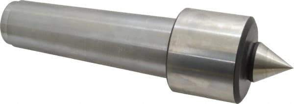 Royal Products - MT5 Taper Shank, 2.45" Head Diam 5,740 Lb Capacity Live Center - 4,500 Max RPM, 2.03" Head Length, 1-1/8" Point Diam, 1-3/16" Point Len, 750 Lb Max Workpc, 8-13/16" OAL, Standard Point - Best Tool & Supply