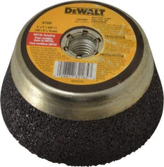 DeWALT - 4" Diam, 2" Overall Thickness, 16 Grit, Type 11 Tool & Cutter Grinding Wheel - Very Coarse Grade, Aluminum Oxide, R Hardness, 9,000 RPM - Best Tool & Supply