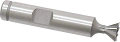 Keo - 3/8" Diam x 3/16" Width of Cut, 60° Included Angle, Cobalt Dovetail Cutter - 3/8" Shank Diam, 2-1/8" Overall Length, Weldon Flat, Uncoated - Best Tool & Supply