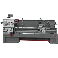 Jet - 22" Swing, 80" Between Centers, 230/460 Volt, Triple Phase Engine Lathe - 7MT Taper, 10 hp, 25 to 1,800 RPM, 3-1/8" Bore Diam, 40" Deep x 48-7/8" High x 136-1/8" Long - Best Tool & Supply