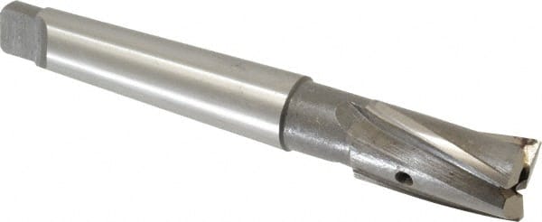 Value Collection - 13/16" Diam, 3 Flutes, Morse Taper Shank, Interchangeable Pilot Counterbore - Best Tool & Supply