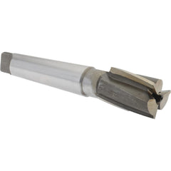 1-3/16″ Diam, 3 Flutes, Morse Taper Shank, Interchangeable Pilot Counterbore 6-3/8″ OAL, Bright Finish, High Speed Steel