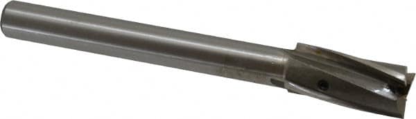 Value Collection - 45/64" Diam, 1/2" Shank, Diam, 3 Flutes, Straight Shank, Interchangeable Pilot Counterbore - Best Tool & Supply