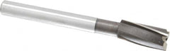 Value Collection - 23/32" Diam, 1/2" Shank, Diam, 3 Flutes, Straight Shank, Interchangeable Pilot Counterbore - Best Tool & Supply