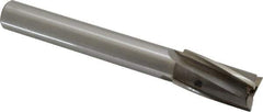 Value Collection - 25/32" Diam, 5/8" Shank, Diam, 3 Flutes, Straight Shank, Interchangeable Pilot Counterbore - 5-3/8" OAL, 3-7/8" OAL Shank, Bright Finish, High Speed Steel - Best Tool & Supply