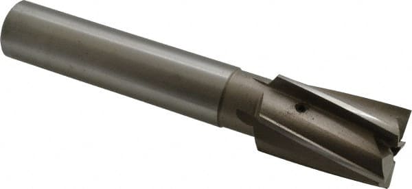 Value Collection - 1-5/16" Diam, 1" Shank, Diam, 5 Flutes, Straight Shank, Interchangeable Pilot Counterbore - Best Tool & Supply